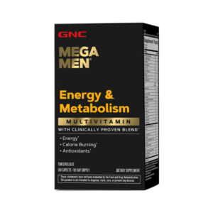 Gnc Mega Men Energy & Metabolism, Complex De Multivitamine Pentru Barbati, Energie Si Metabolism, 180 Tb