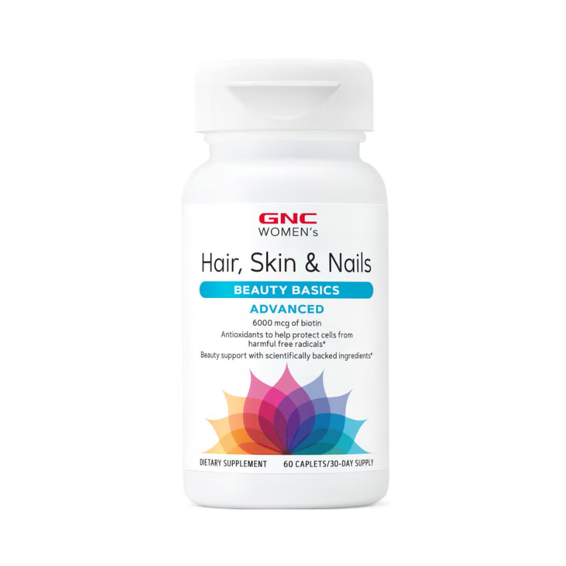 Gnc Women’s Hair, Skin & Nails Advanced, Formula Avansata Pentru Sanatatea Parului, Pielii Si A Unghiilor, 60 Tb