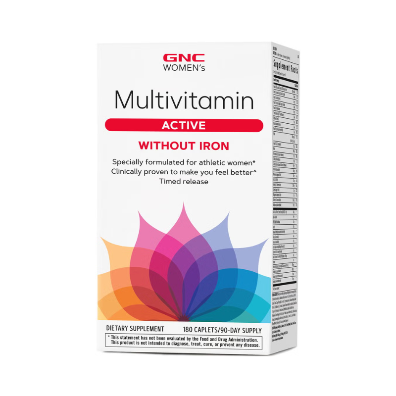 Gnc Women’s Ultra Mega Active Without Iron, Complex De Multivitamine Pentru Femei Fara Fier, 180 Tb