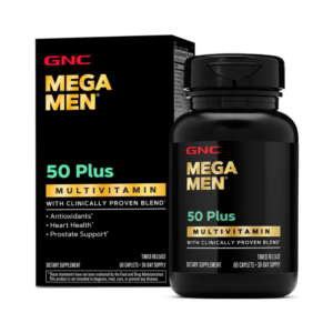 Gnc Mega Men 50 Plus, Complex De Multivitamine Pentru Barbati 50 Plus, 60 Tb