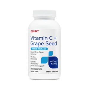 Vitamina C 1000 Mg Cu Bioflavonoide Si Extract Din Seminte De Struguri Cu Eliberare Prelungita 30 Tb Gnc