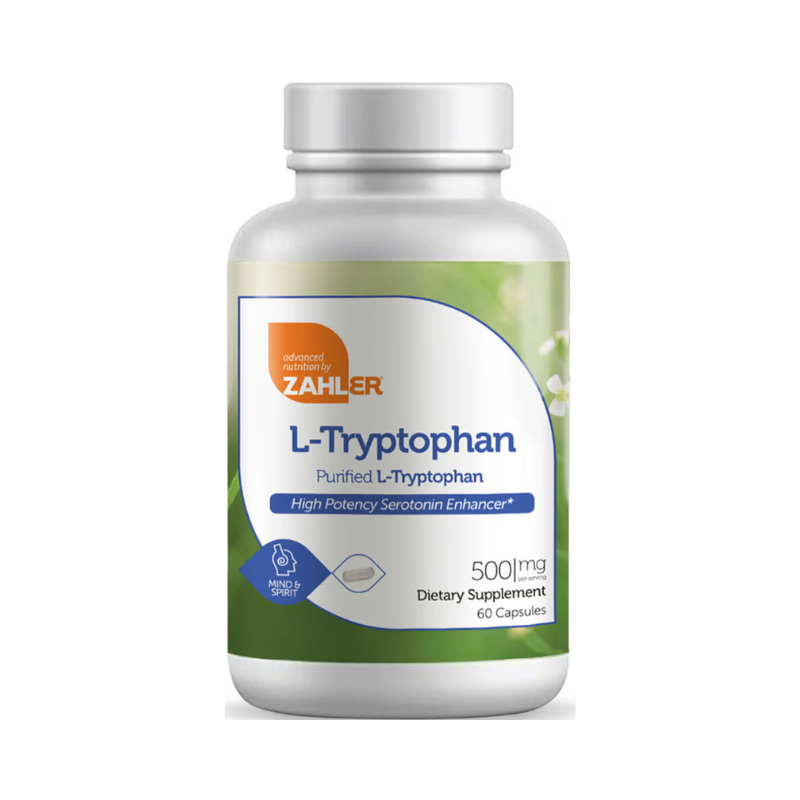 Zahler L-tryptophan, L-triptofan 500 Mg, 60 Cps
