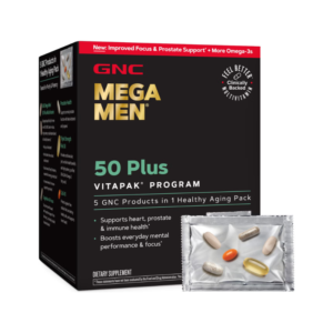 Mega Men 50 Plus Vitapak Program, Complex De Multivitamine Pentru Barbati 50 Plus 30 Pachetele GNC