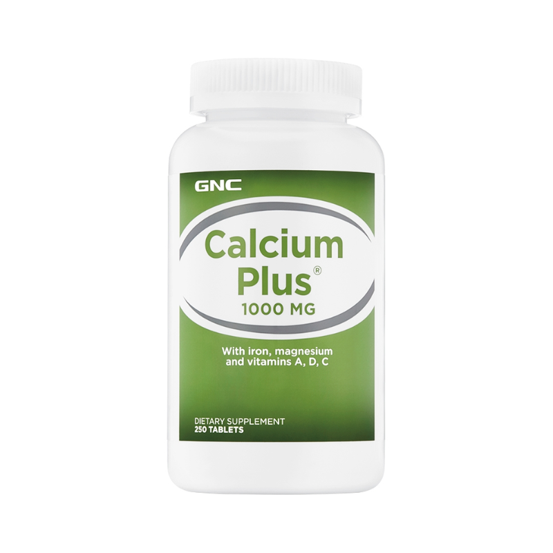 Gnc Calcium Plus 1000 Mg, Calciu, 250 Tb