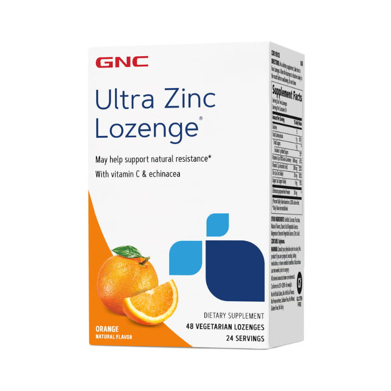 Zinc Cu Aroma Naturala De Portocale 48 Tb Gnc