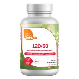 Zahler Healthy Heart: 120/80, Formula Pentru Sanatatea Inimii 60 cp GNC