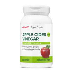 Apple Cider Vinegar Otet Din Cidru De Mere 120 Tb Gnc