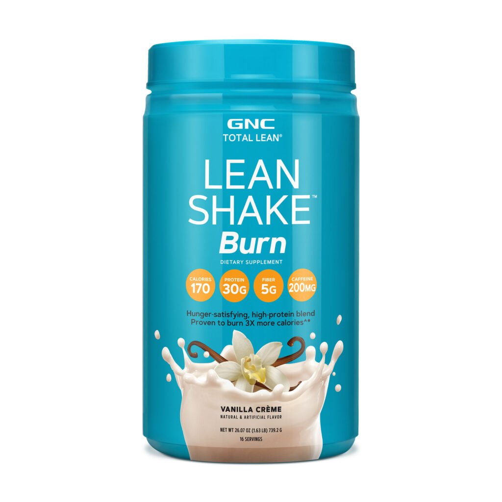 Total Lean Shake Burn, Shake Proteic, Cu Aroma De Vanilie 739.2g GNC