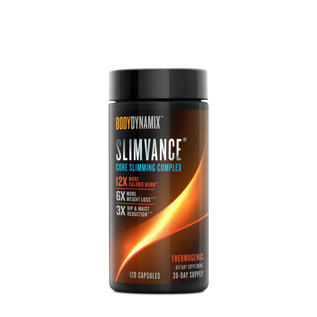 Gnc Bodydynamix Slimvance Core Slimming Complex, Formula Pentru Controlul Greutatii, 120 Cps