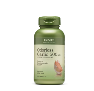 Gnc Herbal Plus Odorless Garlic, Usturoi Inodor, 500 Mg, 100 Cps