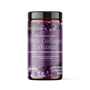 Resvitale Ultra Collagen Enhance, Colagen Avansat Pentru Fermitate, Hidratare Si Frumusetea Pielii 90 cp GNC