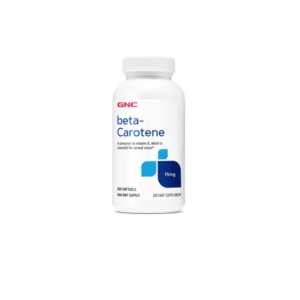 Gnc Beta-caroten 15 Mg, Antioxidant Pentru Piele Si Vedere, 360 Cps