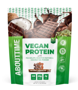 Abouttime Vegan Protein Proteina Vegana Cu Aroma Naturala De Ciocolata, 972.8
