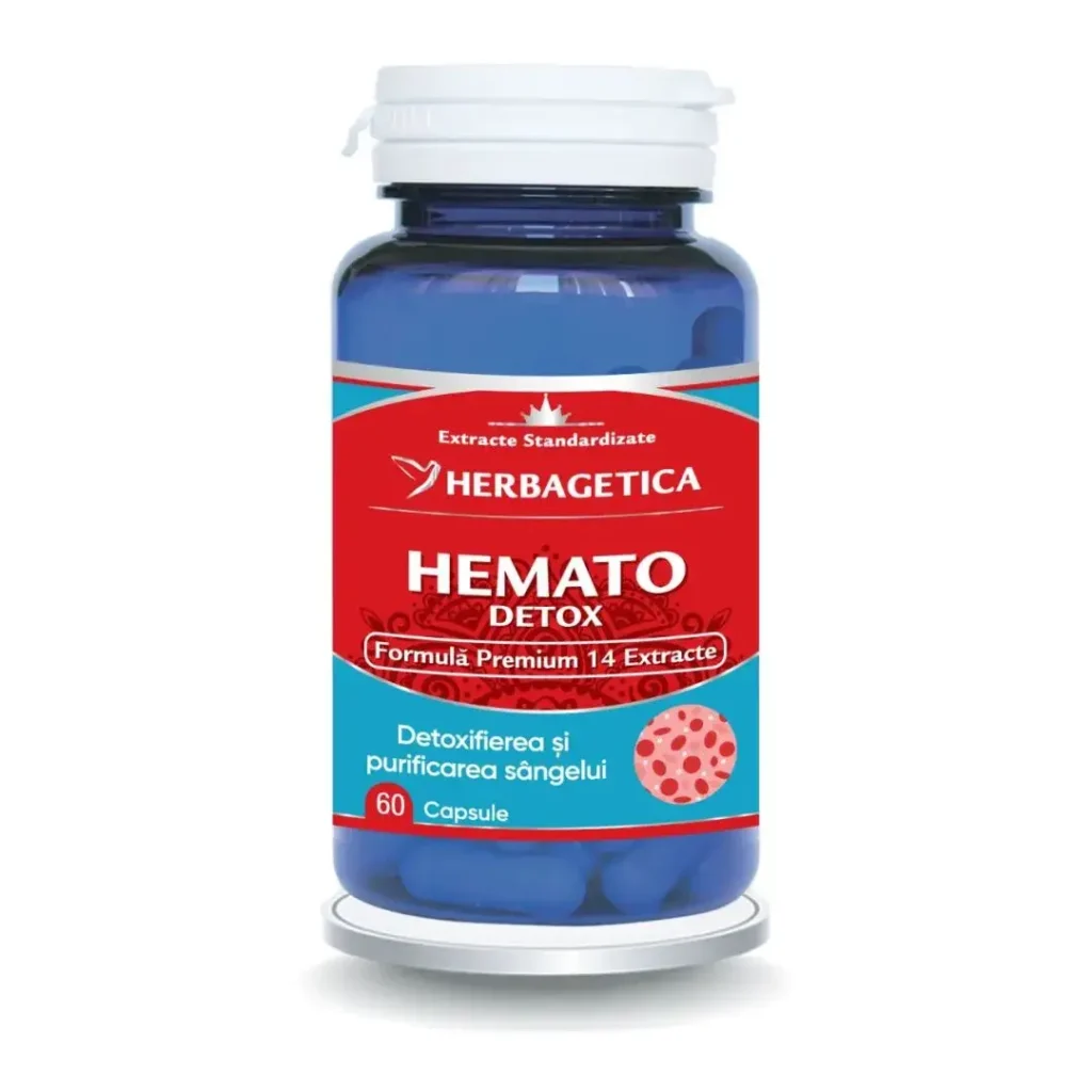 Hemato Detox 60 cp Herbagetica