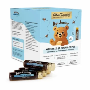 ApiJunior Memorie și Focus Copii 30 de fiole Albina Carpatina