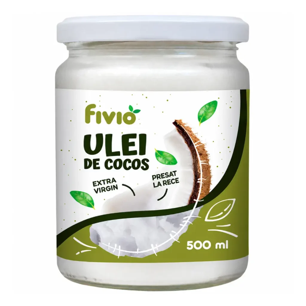 Ulei de cocos VIRGIN 500 ml Fivio